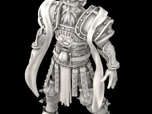 tombs - general statue 01 3D Model