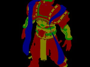tombs - general statue 01 3D Model