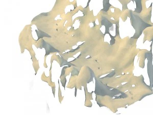 huashan mountain road - ice and snow surface 04 3D Model