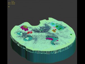 huashan mountain road - ice and snow broken lake 3D 모델