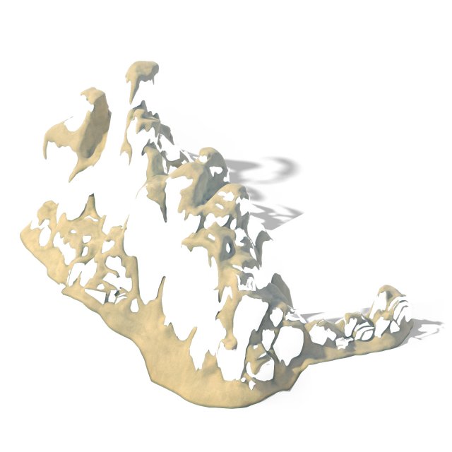 huashan mountain road - ice and snow mountain 03 3D Model .c4d .max .obj .3ds .fbx .stl .blend 