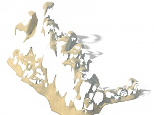 huashan mountain road - ice and snow mountain 03 3D Model