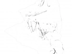 huashan mountain road - ice and snow mountain 05 3D Model