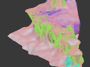 huashan mountain road - ice and snow mountain 05 3D Model