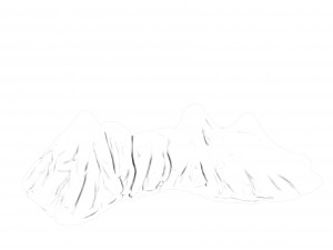 huashan mountain road - ice and snow mountain 07 Model 3D
