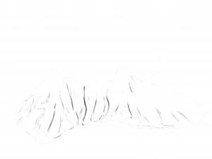 huashan mountain road - ice and snow mountain 07 3D Model