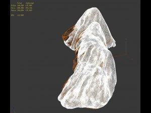 huashan mountain road - ice and snow mountain 07 3D Model