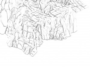 huashan mountain road - ice and snow mountain - cave 3D मॉडल