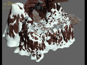 huashan mountain road - ice and snow mountain - cave 3D मॉडल
