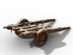 화산 산길 - 얼음과 눈 잔해 01 3D 모델