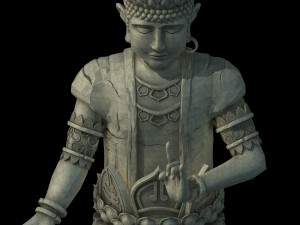 huaihe sculpture - buddha 01 3D Model