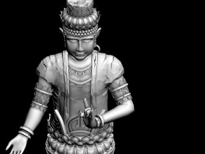 huaihe sculpture - buddha 01 3D Modell