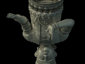 huaihe sculpture - buddha 01 3D Modell