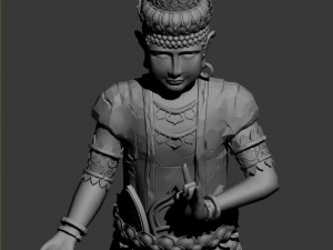 huaihe sculpture - buddha 01 3D Modell