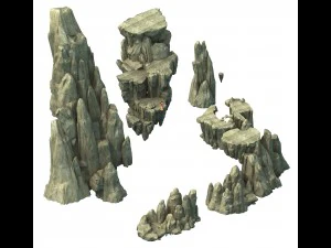 Статуя Будды Хуайхэ - камень 3D Модель