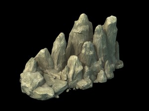 huaihe buddha statue - stone 3D 模型