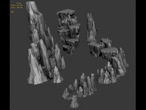 huaihe buddha statue - stone 3D 模型