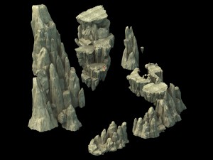 huaihe buddha statue - stone 3D 模型