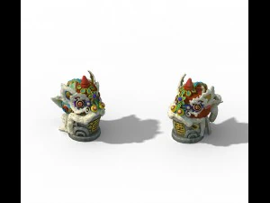 嘉兴市-狮子头石 3D 模型