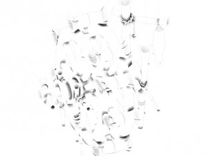 jiaxing city - waterwheel - publicity bar - surface Modèle 3D