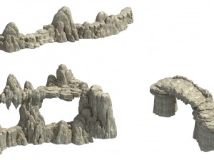 kunlun mountains - mountain 01 3D Model