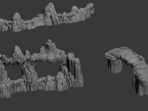 kunlun mountains - mountain 01 3D Model