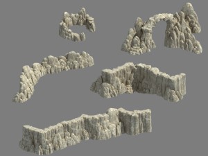 kunlun mountains - mountain 02 3D Model