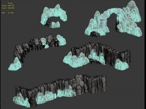 kunlun mountains - mountain 02 3D Model