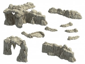 kunlun mountains - mountain 03 3D Model