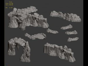 kunlun mountains - mountain 03 3D Model