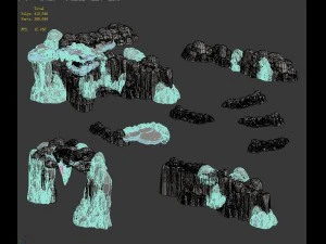 kunlun mountains - mountain 03 3D Model
