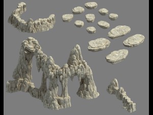 kunlun mountains - mountain 04 3D Model