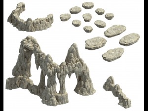 kunlun mountains - mountain 04 Modelo 3D