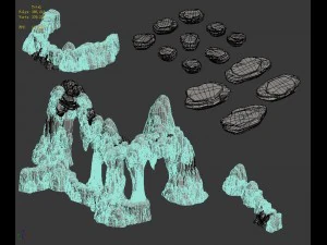 kunlun mountains - mountain 04 3D Model