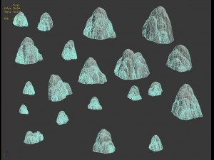 kunlun mountains - mountain 05 3D 모델