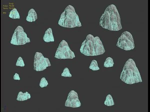 kunlun mountains - mountain 05 3D Model