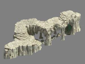 kunlun mountains - rock 02 3D Model