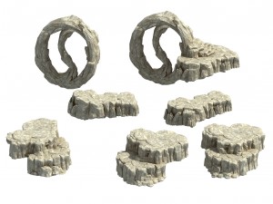 kunlun mountains - rock 03 3D Модель
