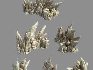 kunlun mountains - rock 05 3D Model