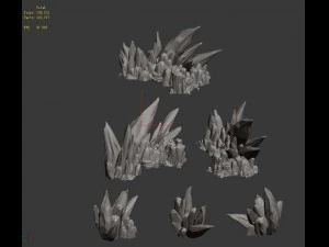 kunlun mountains - rock 05 3D Model