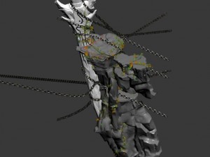 quanzhen teach - stone sword 3D Модель
