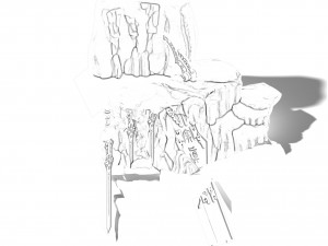 quanzhen teach - wash the sword pool 3D 模型