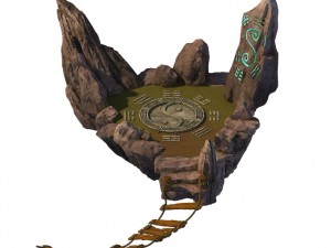 quanzhenjiao - suspense mountain 3D Model