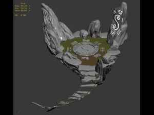 quanzhenjiao - suspense mountain 3D Model
