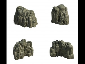 mountain - rock 034 3D मॉडल