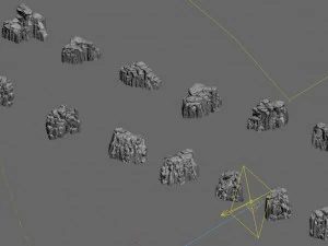 mountain - rock 034 3D Model