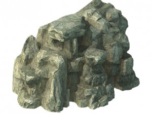 mountain - rock 035 3D Model
