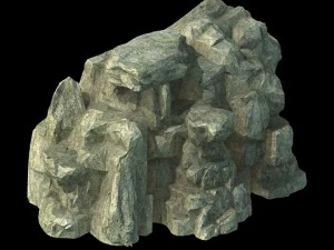 mountain - rock 035 3D Model