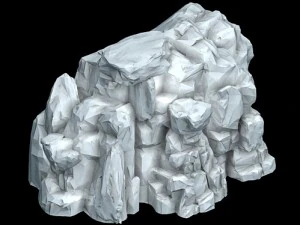 mountain - rock 035 3D Model