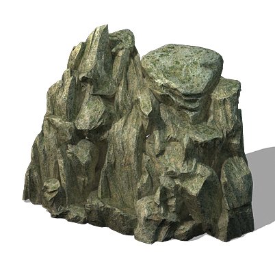 mountain - rock 036 3D Модель .c4d .max .obj .3ds .fbx .stl .blend